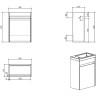 База под раковину BELBANGO PIETRA PIETRA-MINI-400-1A-SO-SCM-L