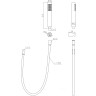 Душевой набор BELBAGNO UNO UNO-DFS-CRM