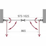 Дверь в проём BELBAGNO SELA-B-2-100-C-Cr