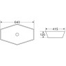 Раковина BELBAGNO BB1344B